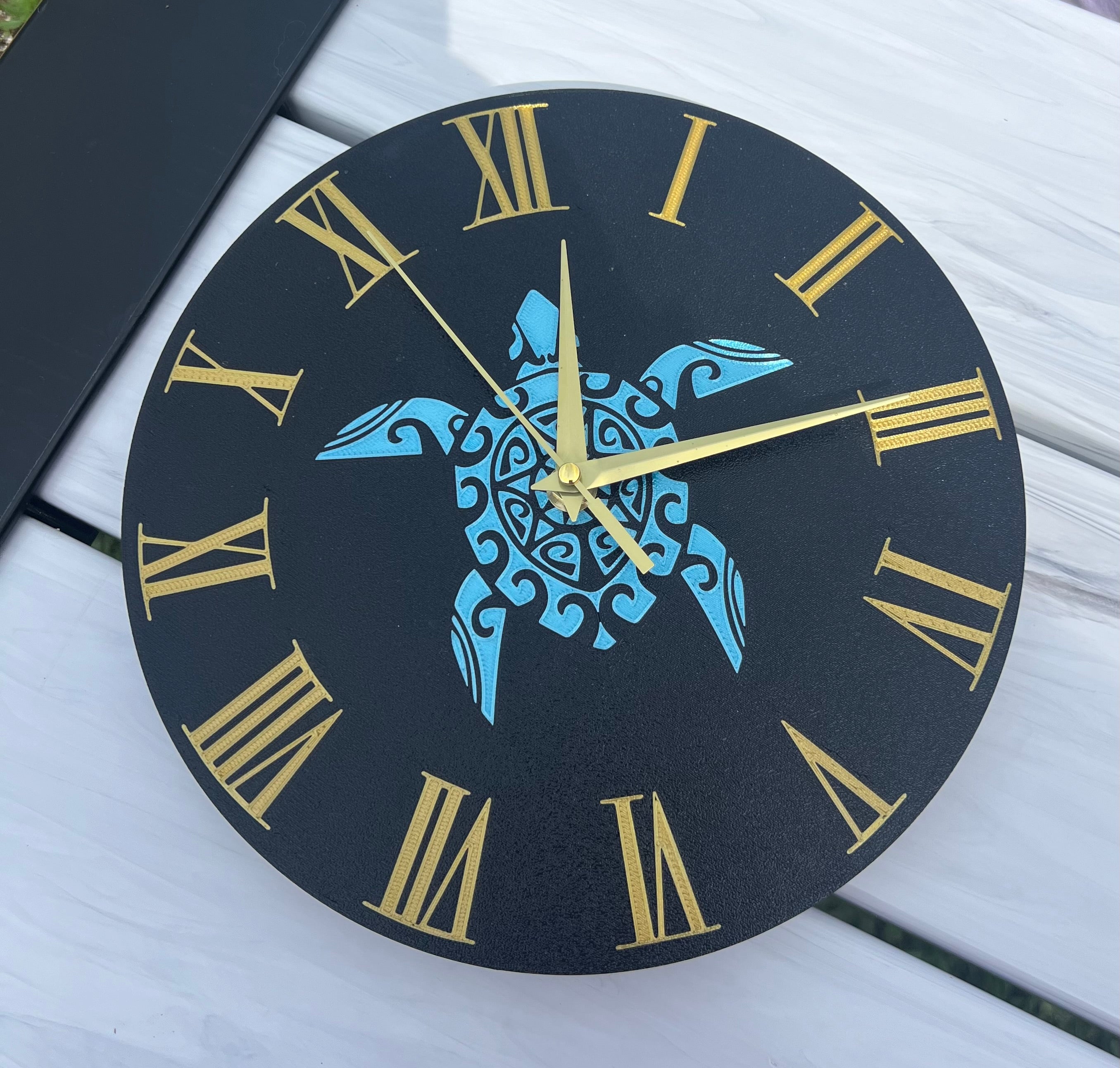 Sea Turtle Wall Clock